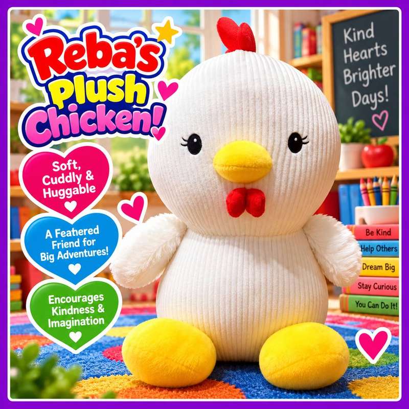 Rebas Plush Chicken TINY Web